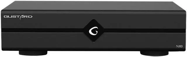 Main image of Gustard N18 HiFi Audio Network Switch, 1*SFP Input, 2*LAN 10/100/1000M Ethernet Interface, High Performance Home Audio Network Switch for HiFi Audio Streaming(Black)