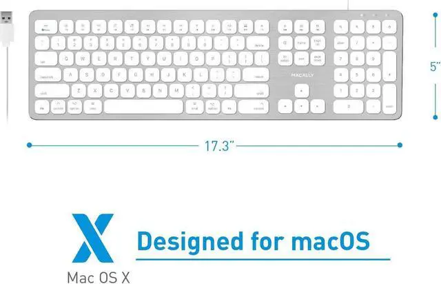 Alt view image 2 of 5 - Macally Ultra Slim Mac Keyboard and an Adjustable Vertical Laptop Stand, Minimalistic Apple Aesthetic & Protects Your Laptop