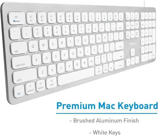 Alt view image 3 of 5 - Macally Ultra Slim Mac Keyboard and an Adjustable Vertical Laptop Stand, Minimalistic Apple Aesthetic & Protects Your Laptop