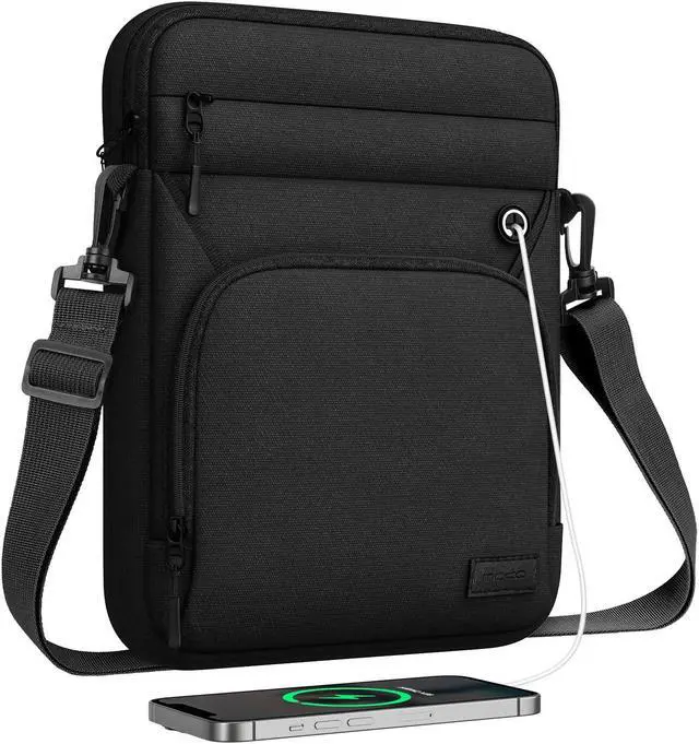 Main image of MoKo 15.6 Inch Laptop Sleeve Bag, Fits 15.3" MacBook Air M2/M3, 15.4" MacBook Pro/Pro Retina, 15" Surface Laptop 5/3, 15.6" ASUS ROG G531GT,Multifunctional Bag with Shoulder and Headphone Port,Black