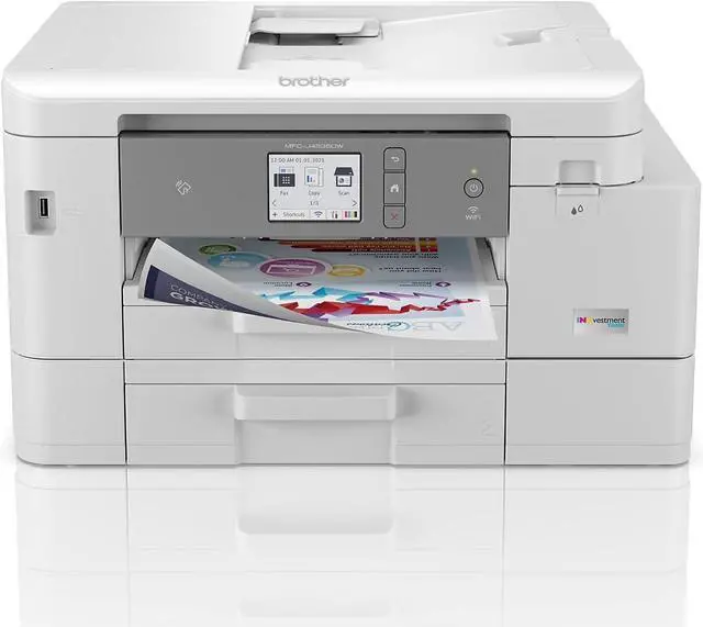 Main image of Brother MFC-J4535DW INKvestment Tank All-in-One Wireless Color Inkjet Printer - Print Copy Scan Fax - 20 ppm, 20-Sheet ADF, 2.7" Touchscreen Display, 4800 x 1200 dpi, Auto 2-Sided Printing, Tillsiy