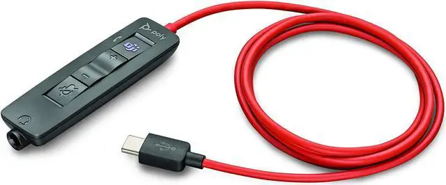Alt view image 3 of 3 - Plantronics Poly (Plantronics + Polycom) Blackwire 3315 Wired, Single Ear (Mono) USB-C Headset- Connect to PC/Mac via USB-C or Mobile/Tablet via 3.5 mm Connector, Zoom & More (214015-101)