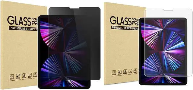 Main image of ProCase iPad Pro 11 Inch Privacy Screen Protector 2021 2020 2018 Bundle Matte Screen Protector for iPad Pro 11 Inch 2021/2020 / 2018