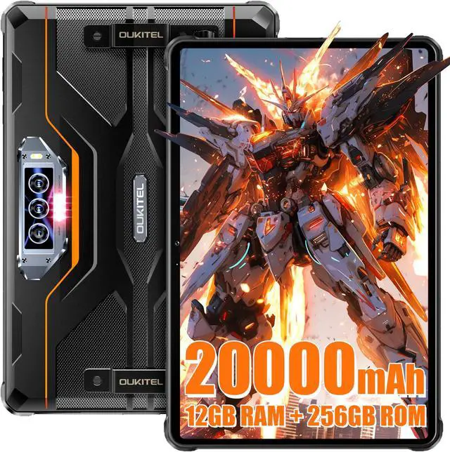 OUKITEL RT8 Rugged Tablet - 11 Inch 20000mAh Octa-Core Helio G99 
