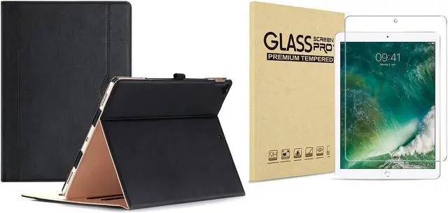 Main image of ProCase Classy Stand Folio Case Bundle with Matte Screen Protector for iPad Pro 12.9 Inch 2nd Gen / 1st Gen 2017 2015