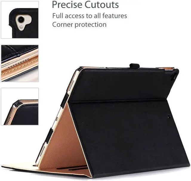 Alt view image 4 of 5 - ProCase Classy Stand Folio Case Bundle with Matte Screen Protector for iPad Pro 12.9 Inch 2nd Gen / 1st Gen 2017 2015