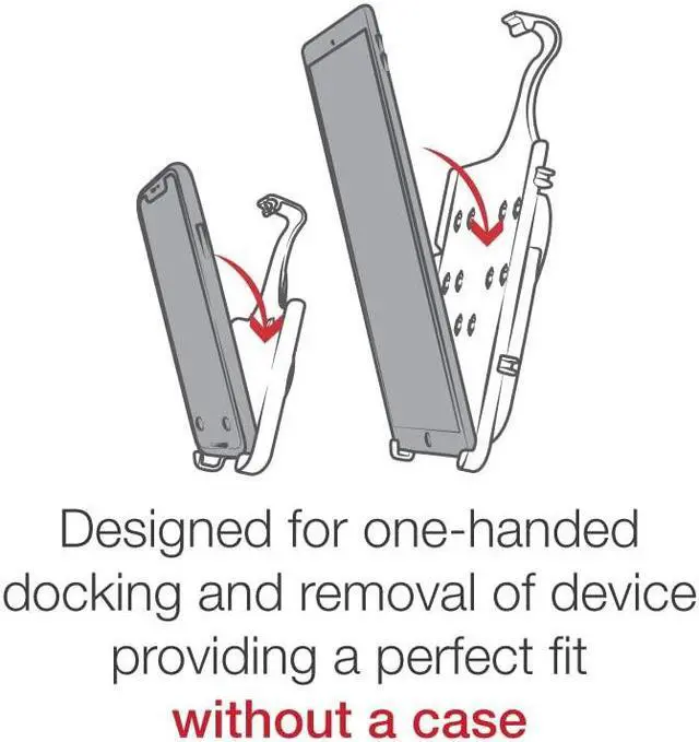 Alt view image 4 of 5 - RAM MOUNTS EZ-Roll'r Cradle for Apple iPad Mini 6 RAM-HOL-AP36U Compatible with RAM B 1" and C 1.5" Size Round Ball Bases