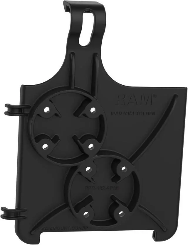 Alt view image 3 of 5 - RAM MOUNTS EZ-Roll'r Cradle for Apple iPad Mini 6 RAM-HOL-AP36U Compatible with RAM B 1" and C 1.5" Size Round Ball Bases
