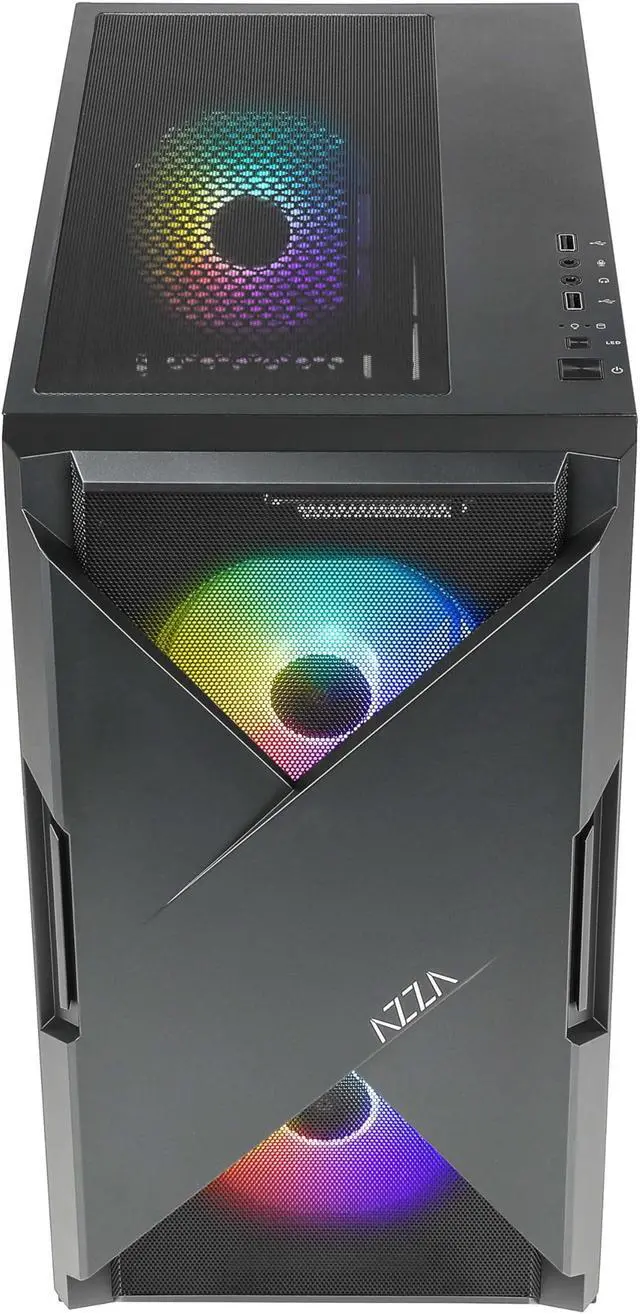 Alt view image 3 of 5 - AZZA CSAZ-150 Xander Micro ATX Mid Tower Case