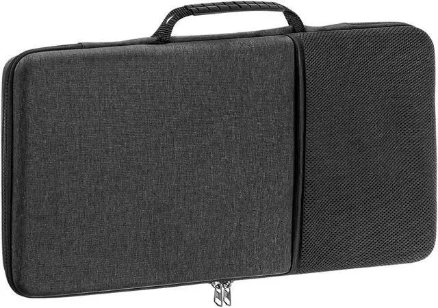 Alt view image 4 of 5 - Geekria Hard Shell Travel Carrying Keyboard Case, Compatible with Microsoft Ergonomic/Ergonomic Desktop/ 3ra00022 Keyboard (LXM-00004), Ergonomic Keyboard and Mouse Combo Case (Dark Grey)