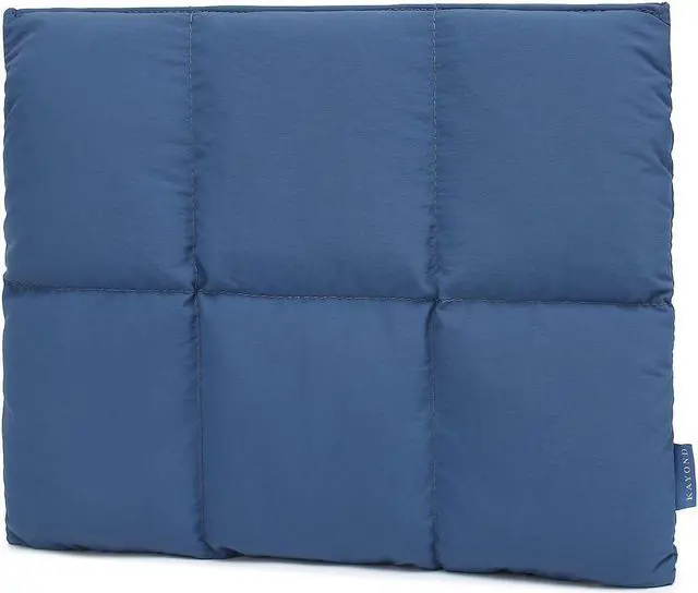 Alt view image 2 of 5 - KAYOND Puffy Laptop Sleeve 15 Inch Women Pillow Shape Laptop Sleeve Compatible MacBook Pro 15.4 Inch, MacBook Air 15.4 Inch M1 M2 M3, Blue