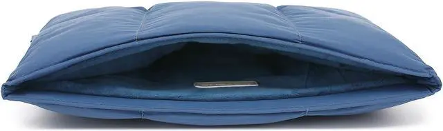 Alt view image 4 of 5 - KAYOND Puffy Laptop Sleeve 15 Inch Women Pillow Shape Laptop Sleeve Compatible MacBook Pro 15.4 Inch, MacBook Air 15.4 Inch M1 M2 M3, Blue