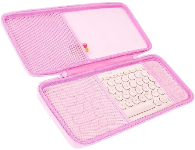 Alt view image 3 of 5 - co2CREA Hard Case Compatible with Logitech Pebble 2 Combo K380 K380s Pebble Keys 2 + M350 Wireless Keyboard and Pebble Mouse Combo (Rose)