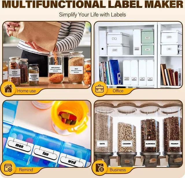 Alt view image 4 of 5 - HPRT T20 Label Printer, 2 Inch Portable Inkless Bluetooth Label Maker for Small Business, Address, Logo, Barcode, Clothing, Sticker Printer with Automatic Label Recognition