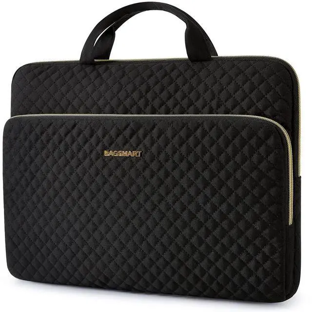 Alt view image 2 of 5 - BAGSMART Laptop Sleeve Case, 13.3 inch Laptop Carrying Case with Travel Electronic Organizer Case, Cord Organizer Storage Bag for Women