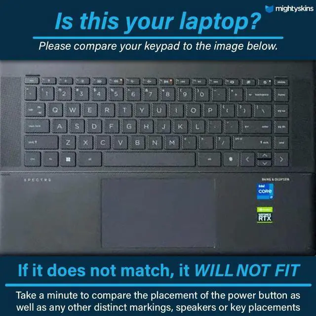 Alt view image 2 of 4 - MightySkins Glossy Glitter Skin Compatible with HP Spectre X360 16" (2022) - Raw Energy | Protective, Durable High-Gloss Glitter Finish | Easy to Apply, Remove, and Change Styles | Made in The USA