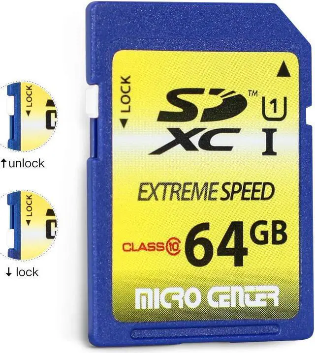 Alt view image 2 of 5 - INLAND 2-Pack 64GB SD Card Class 10 SDXC Flash Memory Card Bundle with 2-Pack 64GB USB3.0 Flash Drives (4-Pack in Total)