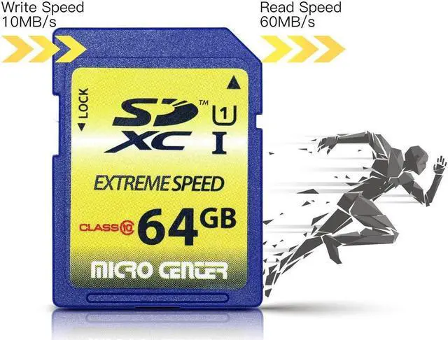 Alt view image 3 of 5 - INLAND 2-Pack 64GB SD Card Class 10 SDXC Flash Memory Card Bundle with 2-Pack 64GB USB3.0 Flash Drives (4-Pack in Total)