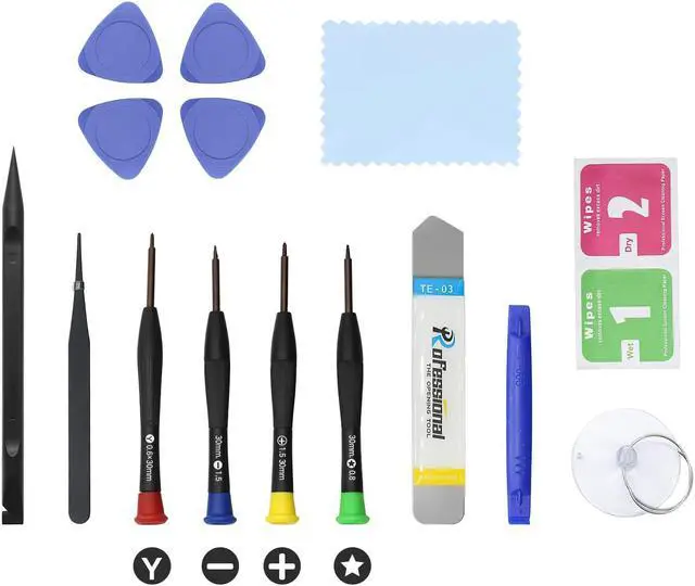 Alt view image 3 of 3 - ARUISIFX 9.7" Screen Replacement for iPad air 2 2nd Generation A1567 A1566 Display LCD Assembly with Glass Touch + Digitizer + Repair Kit (Black)