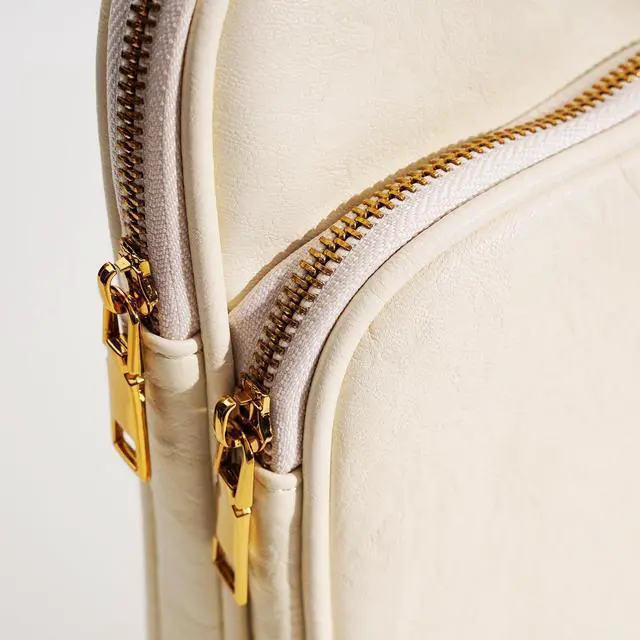 Alt view image 5 of 5 - Benfan 14 Inch Laptop Sleeve Bag - Compatible with MacBook Pro 14, MacBook Air 13, Surface Pro 9, Surface Laptop Studio - Cream