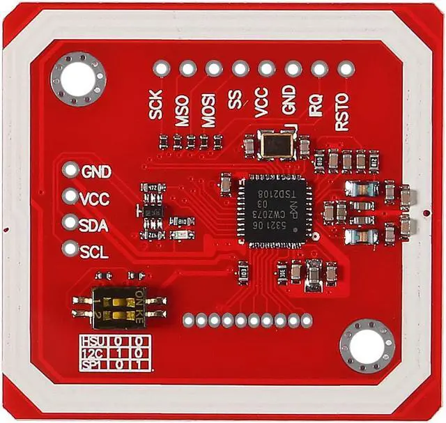 Alt view image 3 of 5 - Alinan 6pcs PN532 NFC Module, V3 Kit Near Field Communication Reader Module Kit I2C SPI HSU with S50 White Card Key Card for DIY