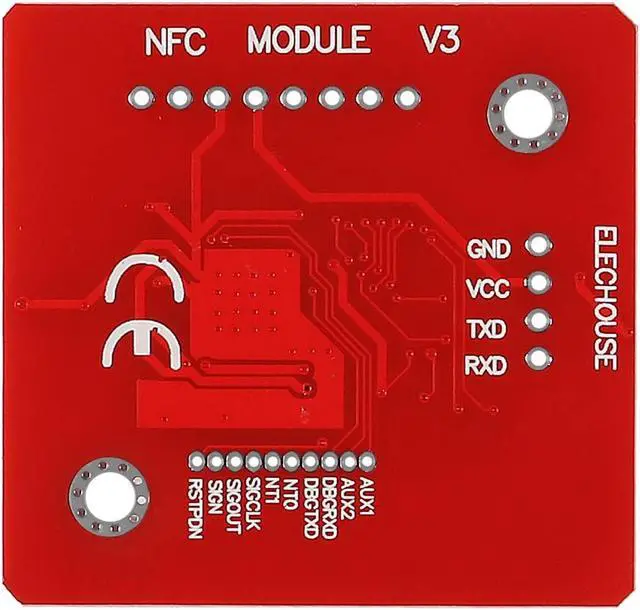Alt view image 4 of 5 - Alinan 6pcs PN532 NFC Module, V3 Kit Near Field Communication Reader Module Kit I2C SPI HSU with S50 White Card Key Card for DIY