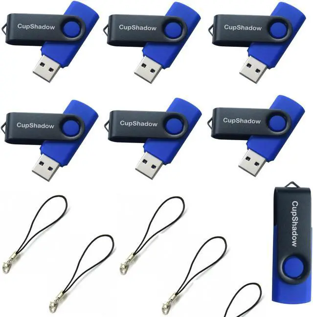 Main image of lcwamy 8GB USB Flash Drive 15 Pack Bulk USB Flash Drives USB2.0 Flash Drive Bulk 8GB Thumb Drive 15 Pack Flash Drive USB Drive CupShadow USB (Blue)