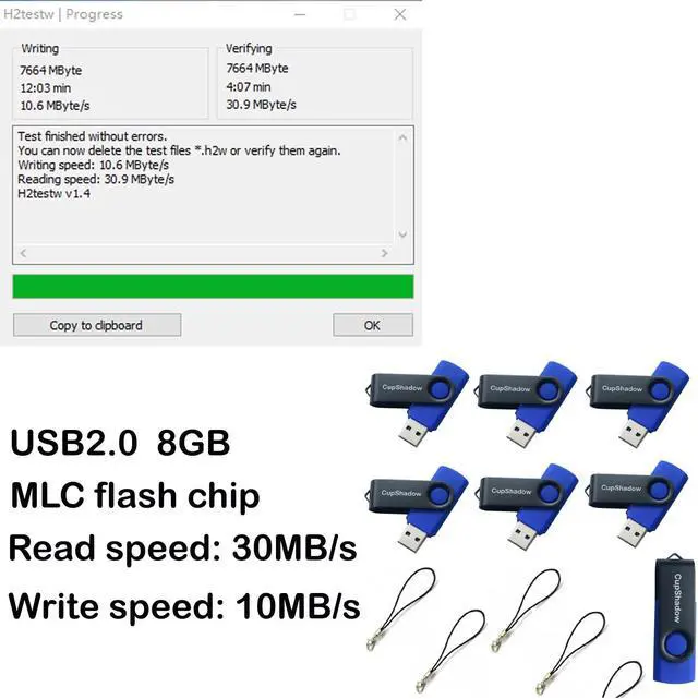 Alt view image 2 of 4 - lcwamy 8GB USB Flash Drive 15 Pack Bulk USB Flash Drives USB2.0 Flash Drive Bulk 8GB Thumb Drive 15 Pack Flash Drive USB Drive CupShadow USB (Blue)