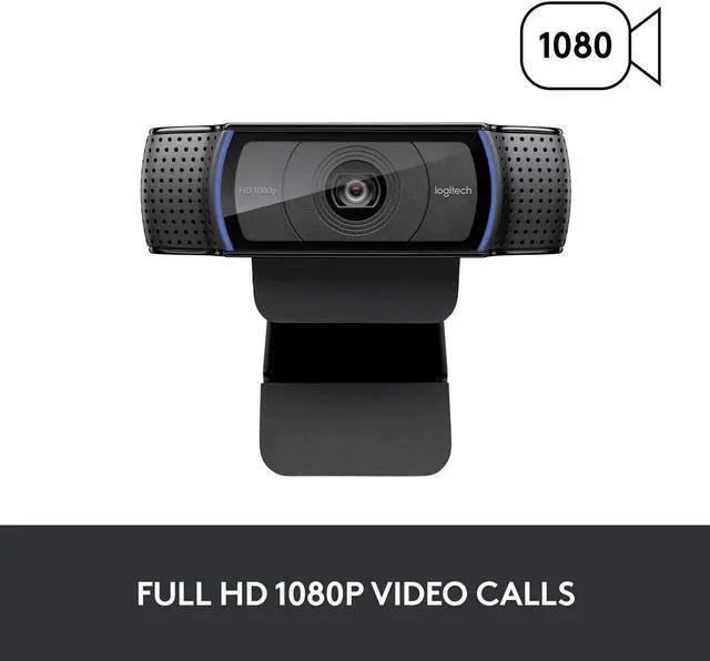 Alt view image 3 of 5 - Logitech C920x HD Pro Webcam, Full HD 1080p/30fps Video Calling, Clear Stereo Audio, HD Light Correction, Works with Skype, Zoom, FaceTime, Hangouts, PC/Mac/Laptop/Macbook/Tablet - Black