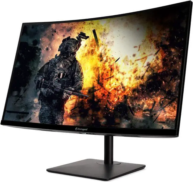 Alt view image 3 of 5 - AOPEN 27HC5R Zbmiipx 27" 1500R Curved Full HD (1920 x 1080) VA Gaming Monitor with Adaptive-Sync Technology, 240Hz, 1ms (Display Port & 2 x HDMI 1.4 Ports)