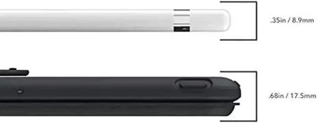 Alt view image 4 of 5 - ZAGG Slimbook Go | iPad Keyboard Case for 9.7-Inch iPad (2018, 2017) | Ultra-Slim & Light | Rotatable | Detachable | Pair 2 Devices | Bluetooth Wireless | Backlit 7 Color (Black)