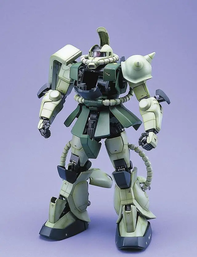 Alt view image 2 of 5 - Bandai Hobby - Mobile Suit Gundam - MS-06F Zaku II Green PG Model Kit