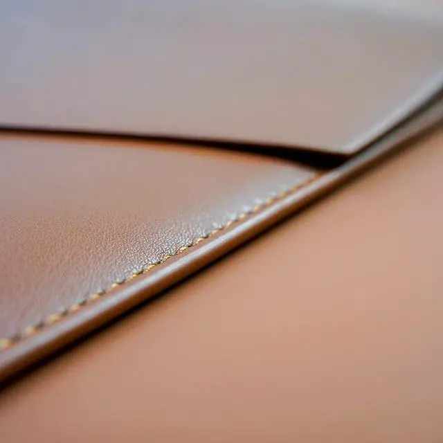 Alt view image 4 of 5 - Benfan PU Leather Laptop Sleeve 13 Inch Compatible for 13 MacBook Air M3 M2,13 MacBook Pro M2, Surface Pro, Dell XPS 13 with Small Pouch, Mouse Pad and Cord Organizer Color Dark Brown