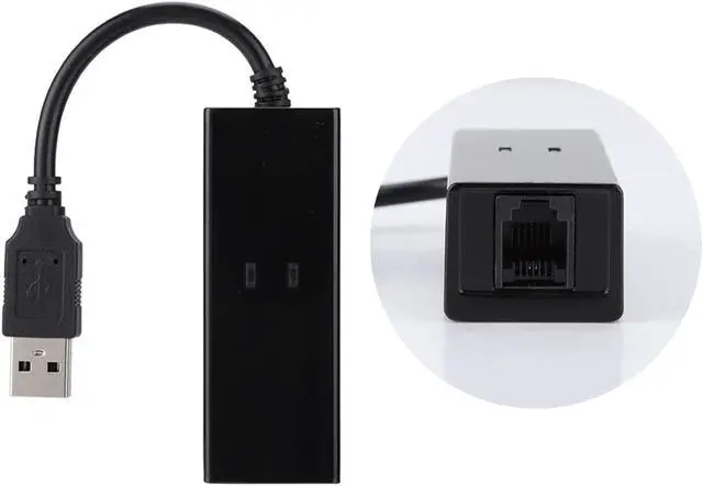 Alt view image 5 of 5 - USB 56K External Dial Up Voice Fax Data Modem Fit for Win7 Win8 Win10