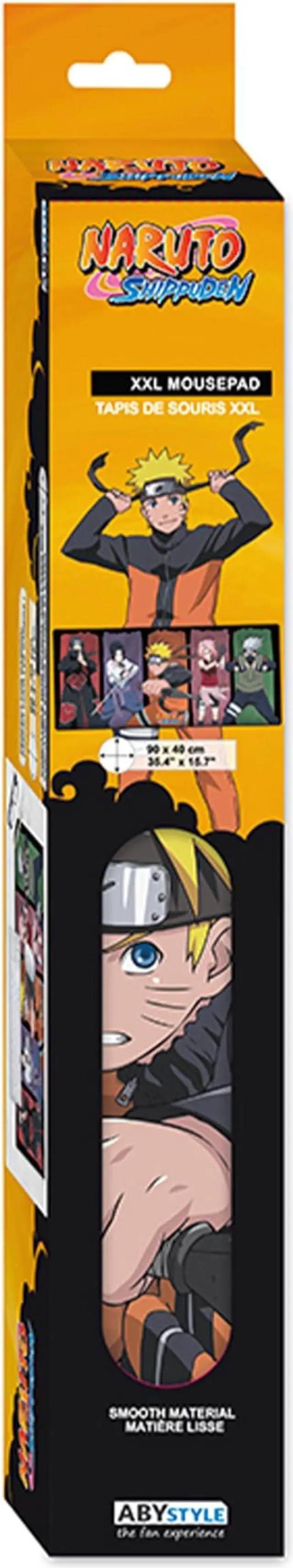 Alt view image 3 of 4 - ABYSTYLE Naruto Shippuden Group Iconic Characters Gaming Mousepads 35" x 16" Non Slip Rubber Mouse Pads Office Rectangle Mouse Mat Gift