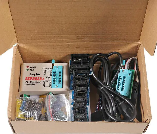 Alt view image 2 of 5 - EZP2023 USB Programmer for EEPROM Flash - 24/25/93 BIOS 25T80 - Burn Offline Copy (USB + 15 Adapter)