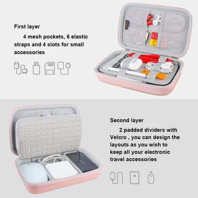 Alt view image 4 of 5 - Canboc Hard Electronic Organizer Travel Case