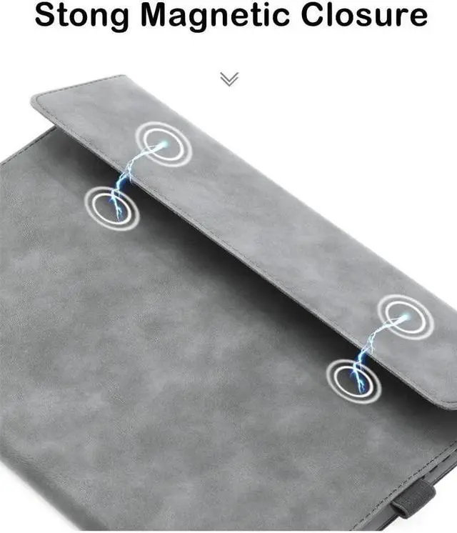 Alt view image 5 of 5 - Protective Case for Surface Pro 7/Pro 6/Pro 5/Pro 4 Tablet,Surface12.3 Inch Case, Compatible with Type Cover Keyboard, Business Cover with Pen Holder,Black