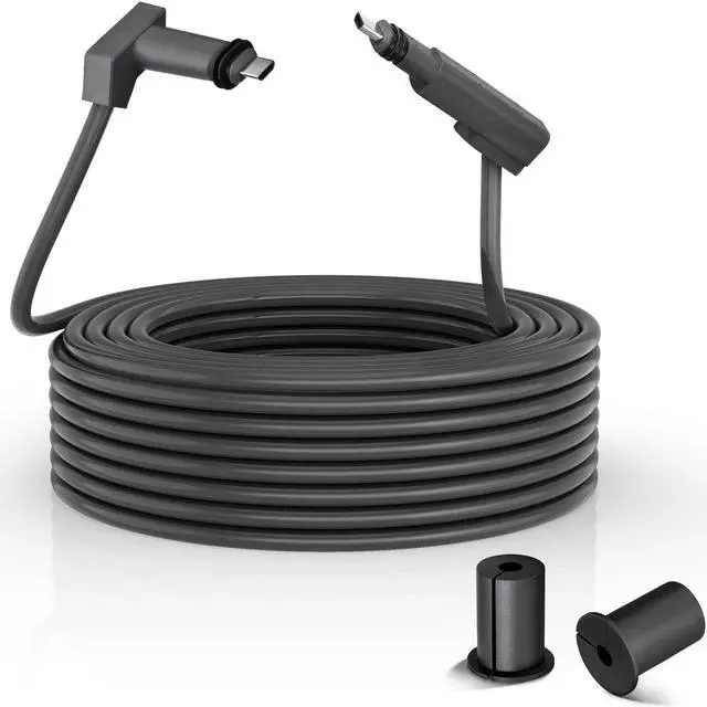 Main image of SZSAUTO 75Ft Replacement Cable for Starlink Gen2 V2 Rectangular Satellite - Better Anti-Interference - Extension Cord Wire with Cable Feed Through Bushings for Replace Starlink Gen 2 Cables