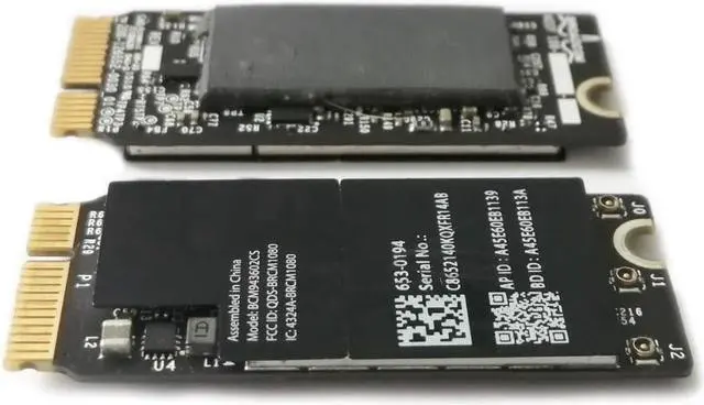 Alt view image 4 of 5 - Aokyitzm Airport Wireless Network Card, 2.4G/5Ghz Gigabit WiFi Bluetooth 4.0 Dual-Band Network Card BCM943602CS/BCM943602CSAX for MacBook Pro Retina 13" 15" A1398 A1502 (2015)