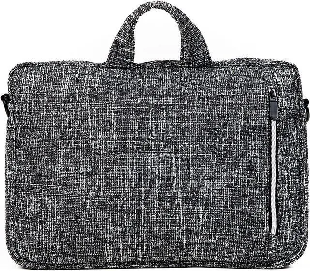 Alt view image 3 of 5 - DIME BAGS Side Hustler | Hemp Computer Bag | Padded Commuter Shoulder Bag (17 inch, Static Black)