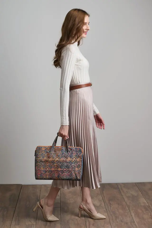 Alt view image 5 of 5 - Maison d'Hermine Laptop Bag upto 13.5 inch Stain and water repellent Cotton canvas - Imperfection