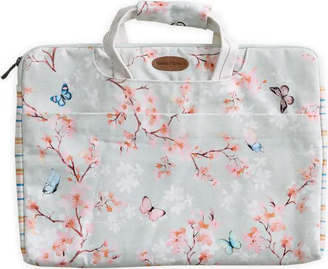 Main image of Maison d'Hermine Laptop Bag upto 15.6 inch Stain and water repellent Cotton canvas - Blossom In Spring