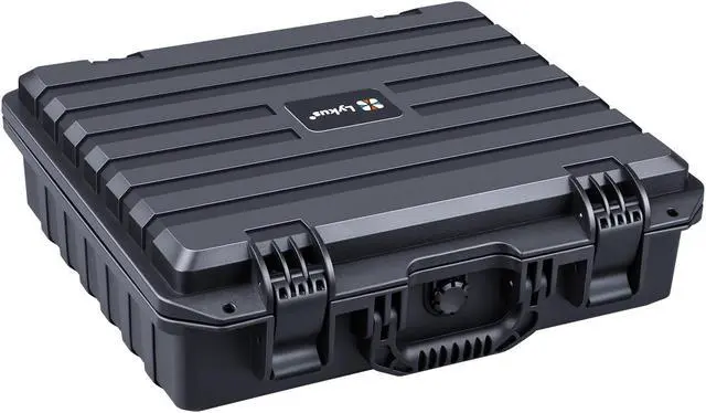 Main image of Lykus HC-4010 Waterproof Hard Case with Customizable Foam, Interior Size 16x13.2x4.6 in, Suitable for laptop, electronics, and more items