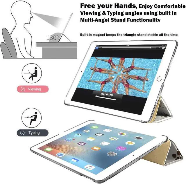 Alt view image 4 of 5 - DuraSafe Cases iPad PRO 12.9 Inch 1 Gen [ Pro 12.9 2015 1st Gen ] ML0H2LL/A ML0G2LL/A ML0N2LL/A ML0Q2LL/A ML0R2LL/A ML0V2LL/A ML0U2LL/A ML0T2LL/A Printed PC Back Cover - Lily Flower Print