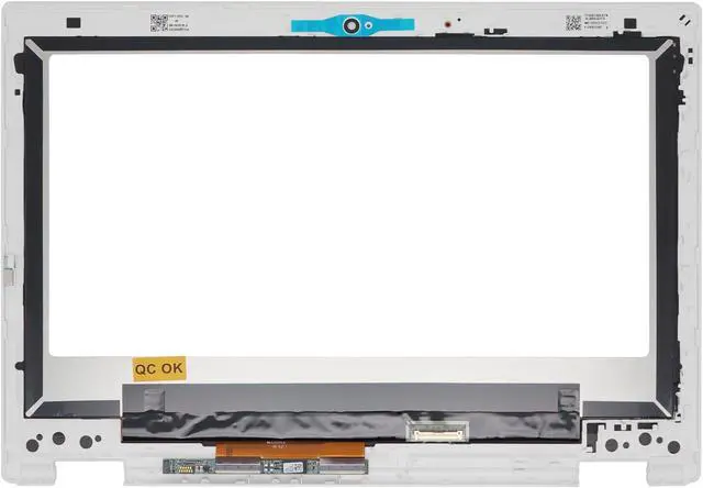 Main image of JHK JIEHONGKE New 11.6" Touch Screen Digitizer with Frame Bezel LCD Display 1366x768 LCD for Acer Chromebook C738T-C44Z C738T-C7KD C738T-C5R6 C738T-C8Q2 C738T-C802 C738T-C9ES C738T-C60Q (for White)