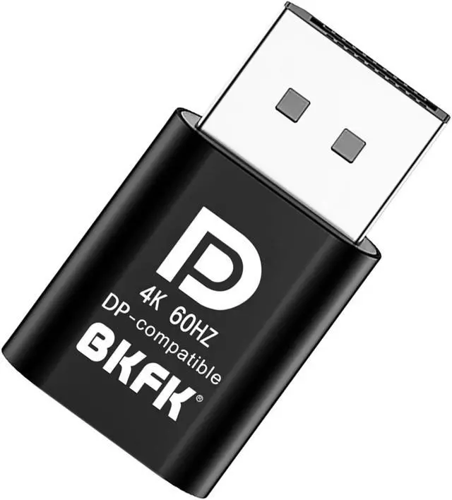 Alt view image 2 of 4 - BKFK 4K DisplayPort Headless Dummy Plug - Supports 1080p-240Hz EDID Emulator Dongle 60Hz for Crypto Mining, Remote Servers, and Virtual Desktops(DP-4K-3P)