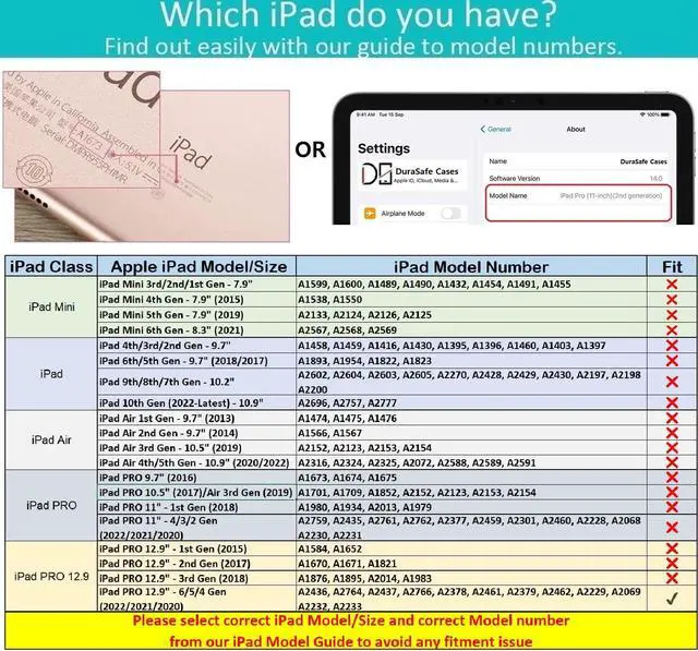 Alt view image 2 of 5 - DuraSafe Cases for iPad Pro 12.9 inch 6 5 4 Gen Case A2436 MHNF3LL/A MHNG3LL/A MNXR3LL/A MNXT3LL/A A2378 MHNF3LL/A MHNG3LL/A A2229 MY2H2LL/A A2461 MHNH3LL/A MHNJ3LL/A MHNL3LL/A A2764 - Green