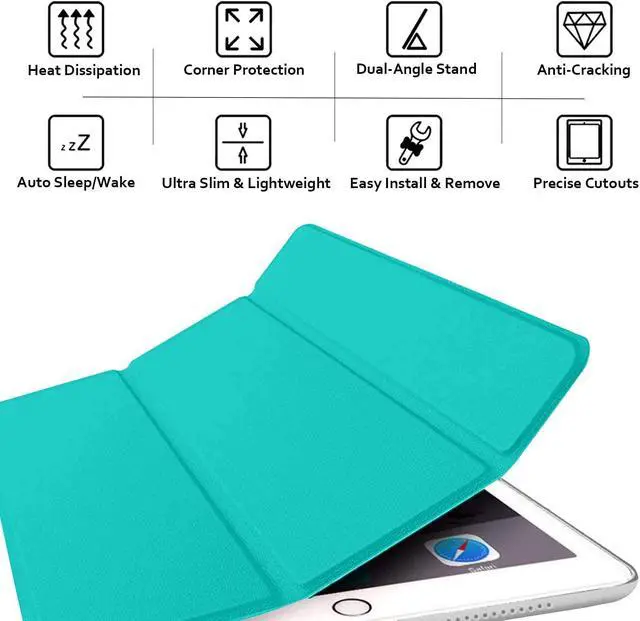 Alt view image 5 of 5 - DuraSafe Cases for iPad Pro 12.9 inch 6 5 4 Gen Case A2436 MHNF3LL/A MHNG3LL/A MNXR3LL/A MNXT3LL/A A2378 MHNF3LL/A MHNG3LL/A A2229 MY2H2LL/A A2461 MHNH3LL/A MHNJ3LL/A MHNL3LL/A A2764 - Green