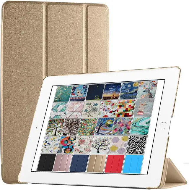 Main image of DuraSafe Cases for iPad Pro 12.9 inch 2 Gen 2017 Cover A1670 MQDC2LL/A MQDD2LL/A MQDA2LL/A A1671 MP6H2LL/A MP6J2LL/A MP6G2LL/A MPL02LL/A MPL12LL/A MPKY2LL/A A1821 MQEF2LL/A MQED2LL/A - Brass Golden